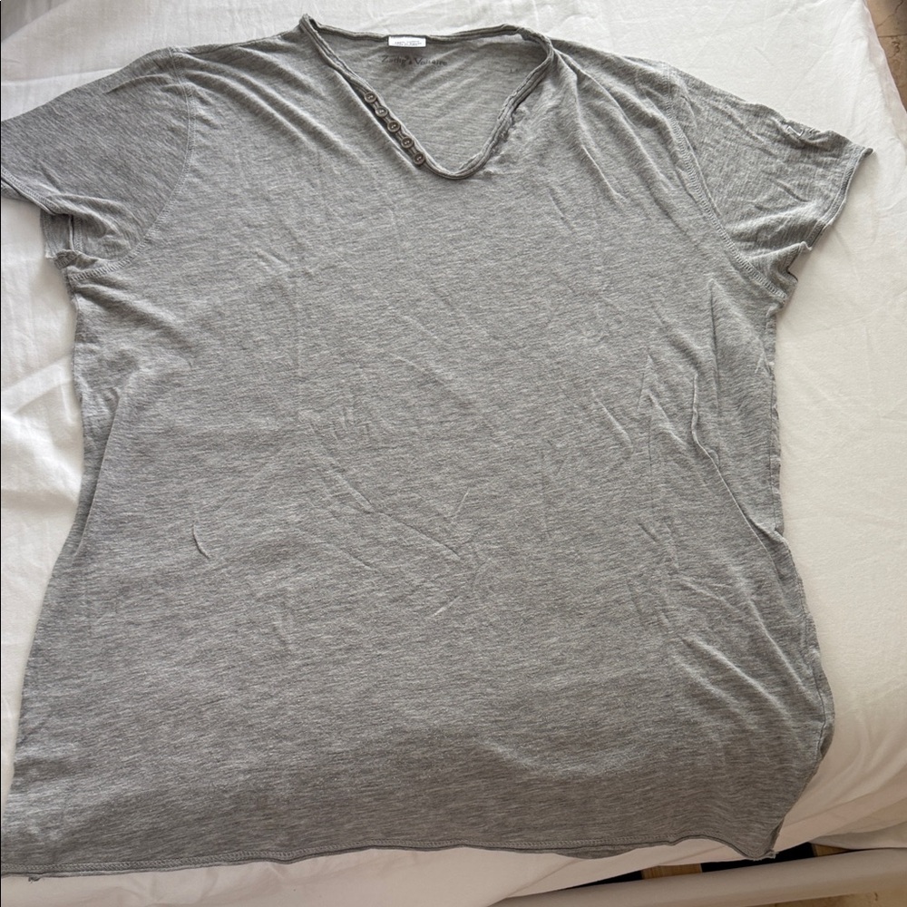 Zadig & Voltaire Light Gray Top